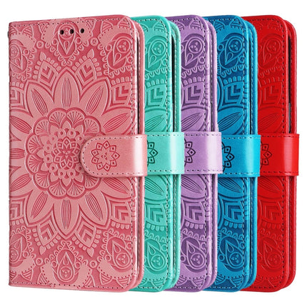 Embossed Sunflower Leather Phone Case, For vivo Y02s, For vivo Y75 4G / S10e, For vivo Y77 5G, For Xiaomi Poco C40