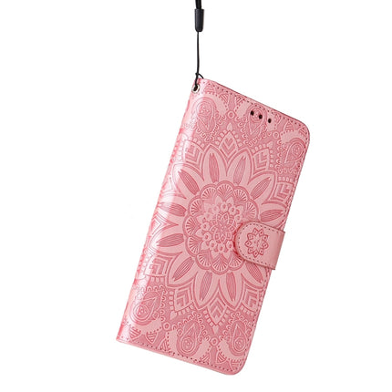 Embossed Sunflower Leather Phone Case, For Xiaomi Poco M4 5G
