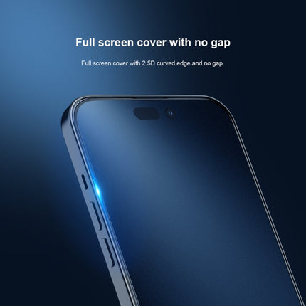 NILLKIN Fog Mirror 0.33mm 9H Full Screen Matte Tempered Glass Film, For iPhone 14 Pro, For iPhone 14 Pro Max