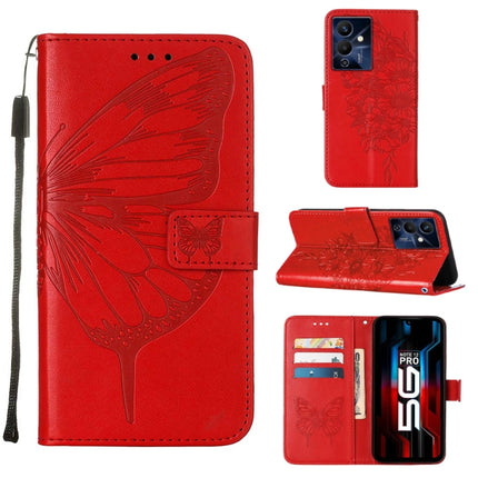 Embossed Butterfly Flip Leather Phone Case, For Infinix Note 12 Pro 4G, For Infinix Note 12 Pro 5G, For Infinix Note 12 G96