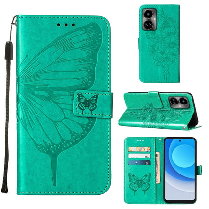Embossed Butterfly Flip Leather Phone Case, For OnePlus 10T 5G Global, For Tecno Camon 19, For Tecno Camon 19 NEO