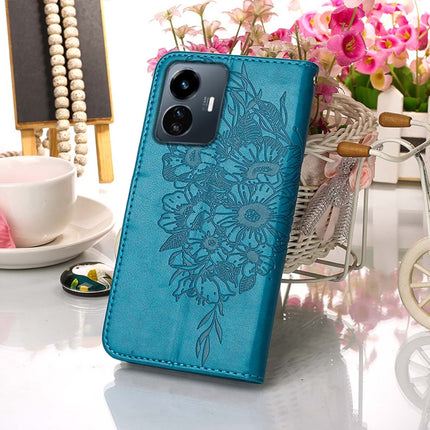 Embossed Butterfly Flip Leather Phone Case, For vivo Y77 5G Global, For ZTE Blade A52, For ZTE Blade A72 5G