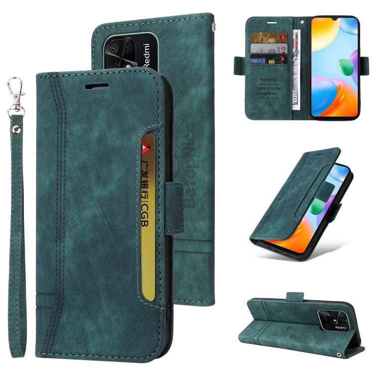 BETOPNICE Dual-side Buckle Leather Phone Case, For Xiaomi Redmi 9C, For Xiaomi Redmi 10C, For Xiaomi Redmi K40, For Xiaomi Redmi K50 Gaming