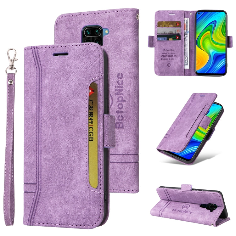 BETOPNICE Dual-side Buckle Leather Phone Case, For Xiaomi Redmi Note 9 4G, For Xiaomi Redmi Note 9 Pro 4G, For Xiaomi Redmi Note 10 4G Indian, For Xiaomi Redmi Note 10 5G