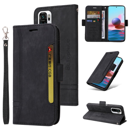 BETOPNICE Dual-side Buckle Leather Phone Case, For Xiaomi Redmi Note 9 4G, For Xiaomi Redmi Note 9 Pro 4G, For Xiaomi Redmi Note 10 4G Indian, For Xiaomi Redmi Note 10 5G