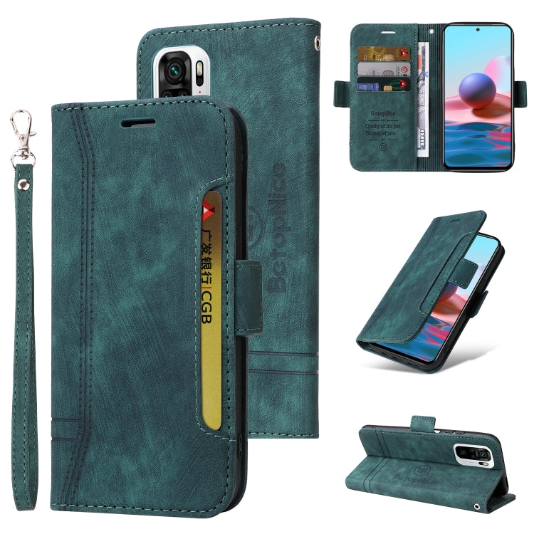 BETOPNICE Dual-side Buckle Leather Phone Case, For Xiaomi Redmi Note 9 4G, For Xiaomi Redmi Note 9 Pro 4G, For Xiaomi Redmi Note 10 4G Indian, For Xiaomi Redmi Note 10 5G