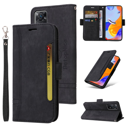 BETOPNICE Dual-side Buckle Leather Phone Case, For Xiaomi Redmi Note 10 Pro, For Xiaomi Redmi Note 11 4G, For Xiaomi Redmi Note 11 Pro 5G / 4G, For Xiaomi Redmi 9A
