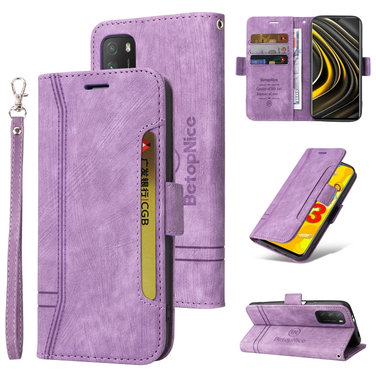 BETOPNICE Dual-side Buckle Leather Phone Case, For Xiaomi 12 Lite, For Xiaomi 12, For Xiaomi 12 Pro, For Xiaomi Poco M3 / Redmi 9T