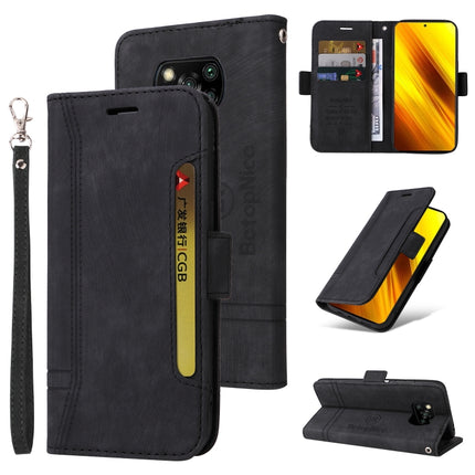 BETOPNICE Dual-side Buckle Leather Phone Case, For Xiaomi Poco M4 Pro 4G, For Xiaomi Poco X3 NFC, For Xiaomi Poco X4 Pro 5G