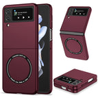 For Samsung Galaxy Z Flip4 / Wine Red