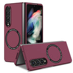 For Samsung Galaxy Z Fold4 / Wine Red