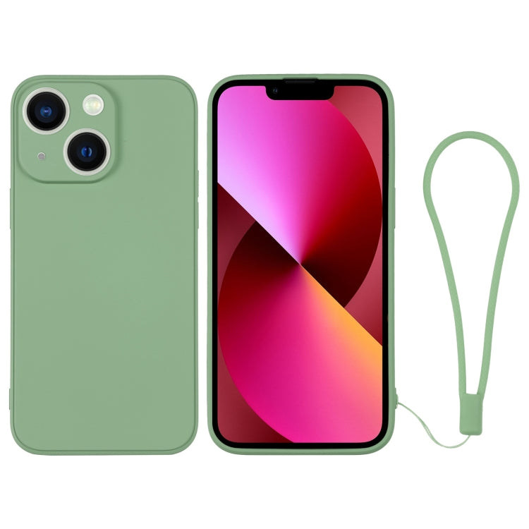 Silicone Phone Case with Wrist Strap, For iPhone 13