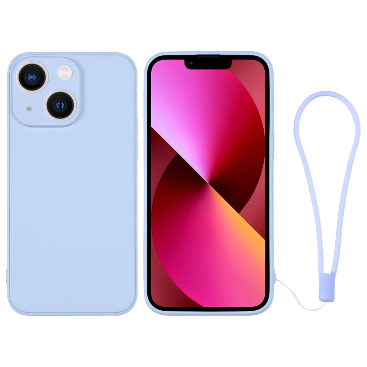 Silicone Phone Case with Wrist Strap, For iPhone 13