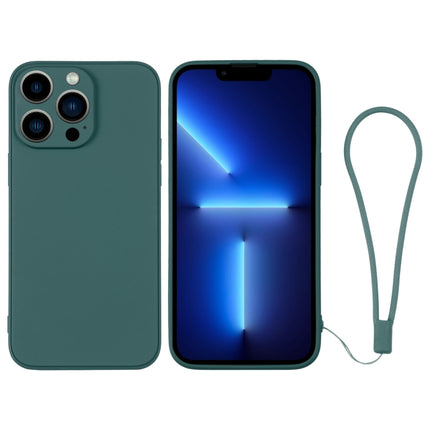 Silicone Phone Case with Wrist Strap, For iPhone 13 Pro