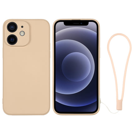 Silicone Phone Case with Wrist Strap, For iPhone 12 mini