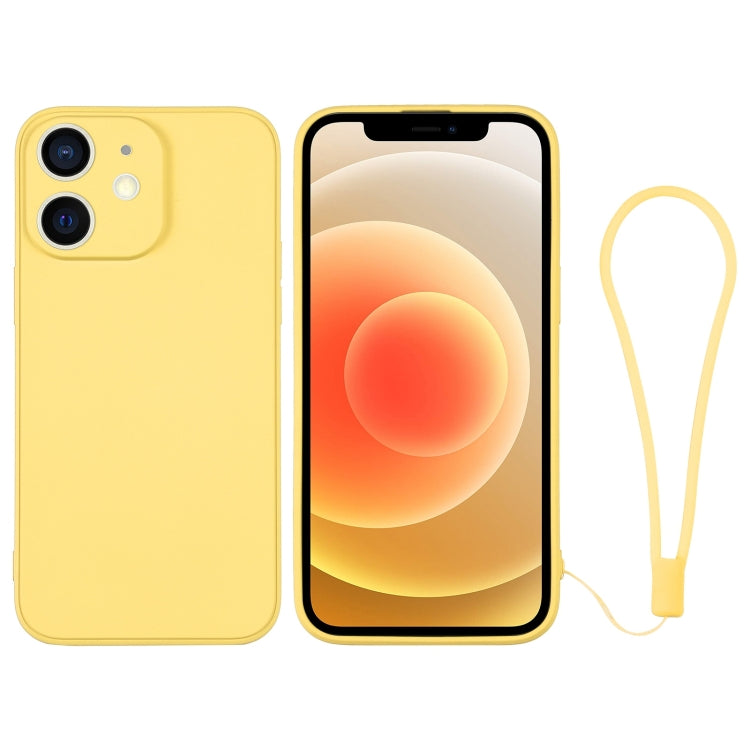 Silicone Phone Case with Wrist Strap, For iPhone 12
