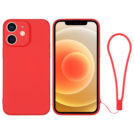 Silicone Phone Case with Wrist Strap, For iPhone 12 mini, For iPhone 12