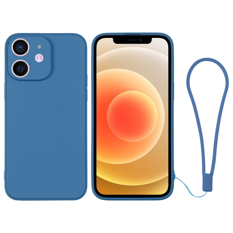 Silicone Phone Case with Wrist Strap, For iPhone 12