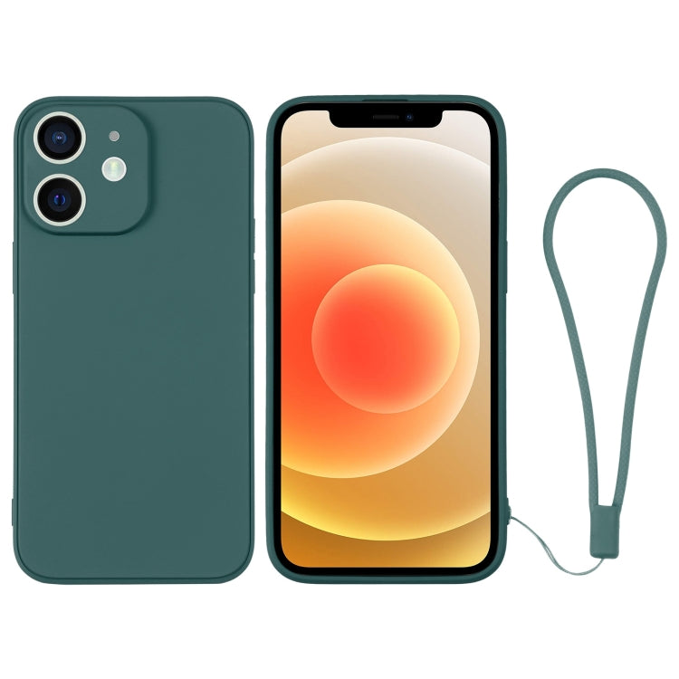 Silicone Phone Case with Wrist Strap, For iPhone 12