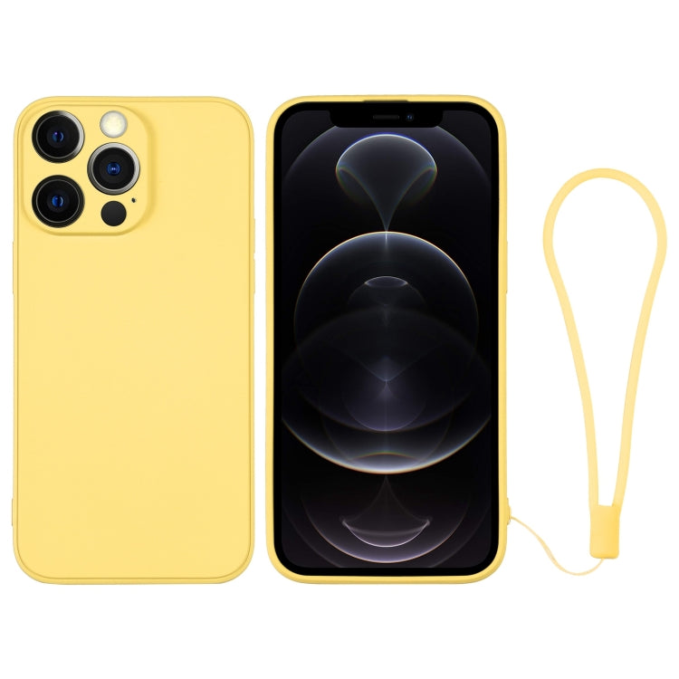 Silicone Phone Case with Wrist Strap, For iPhone 12 Pro