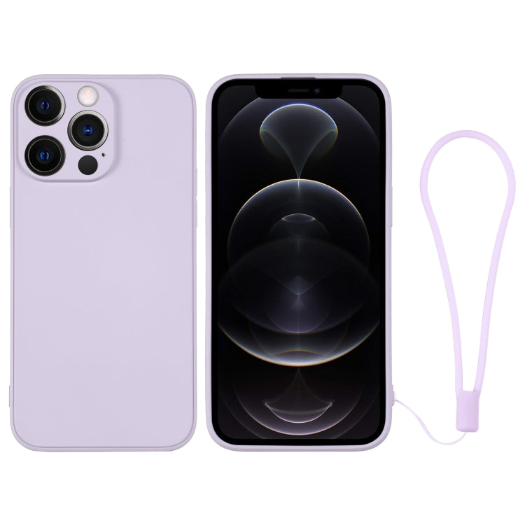 Silicone Phone Case with Wrist Strap, For iPhone 12 Pro