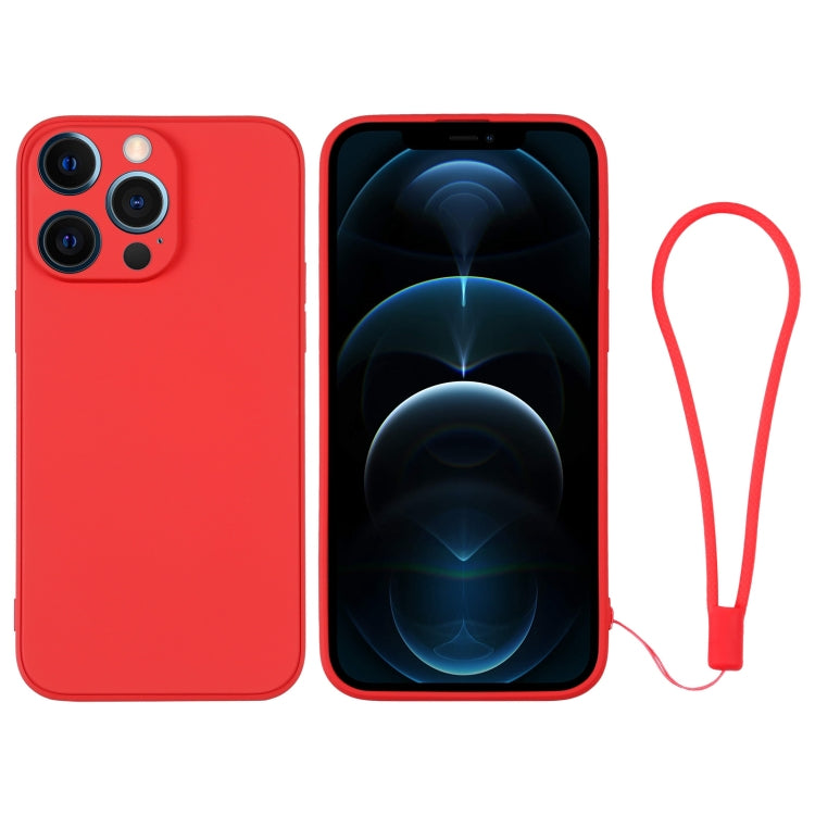 Silicone Phone Case with Wrist Strap, For iPhone 12 Pro Max