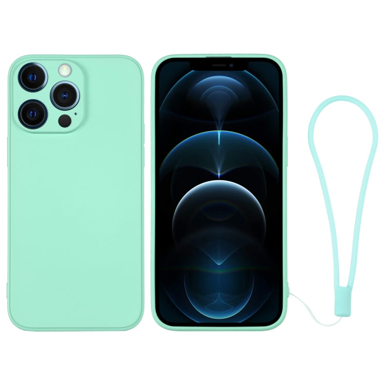 Silicone Phone Case with Wrist Strap, For iPhone 12 Pro Max