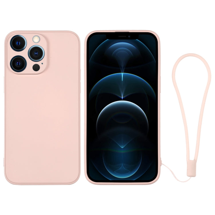 Silicone Phone Case with Wrist Strap, For iPhone 12 Pro Max