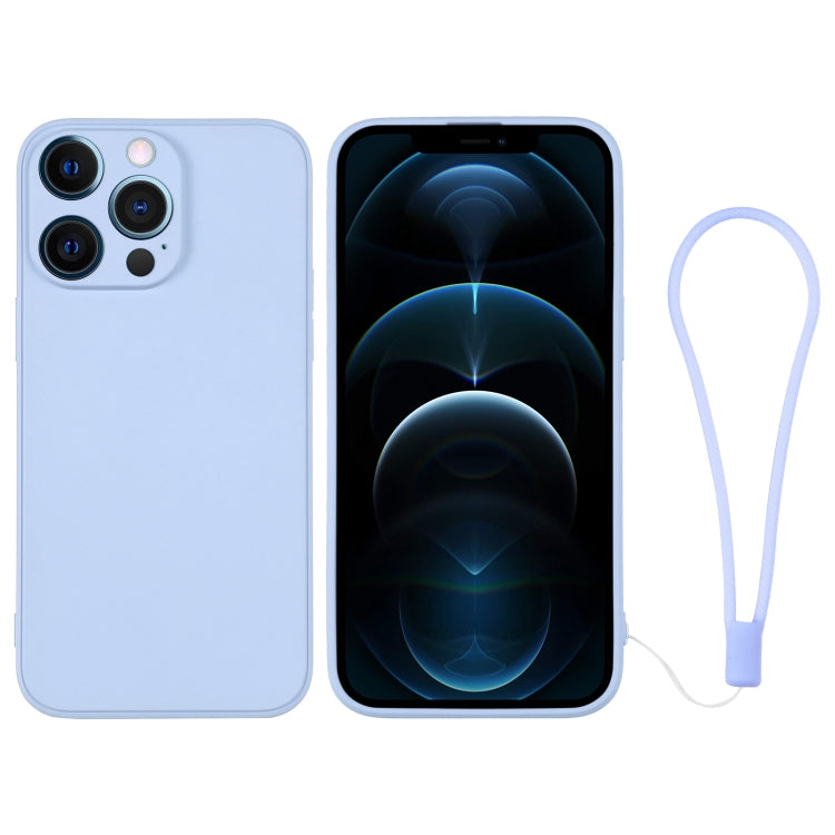 Silicone Phone Case with Wrist Strap, For iPhone 12 Pro Max