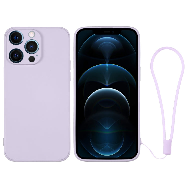 Silicone Phone Case with Wrist Strap, For iPhone 12 Pro Max