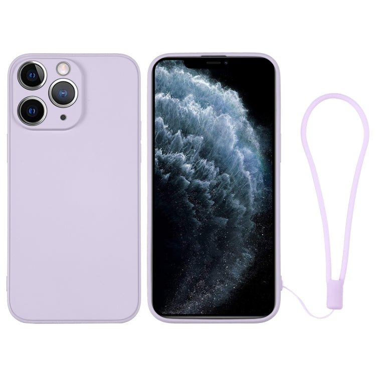 Silicone Phone Case with Wrist Strap, For iPhone 11 Pro