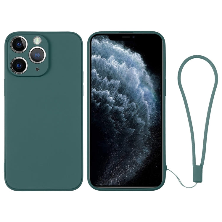 Silicone Phone Case with Wrist Strap, For iPhone 11 Pro