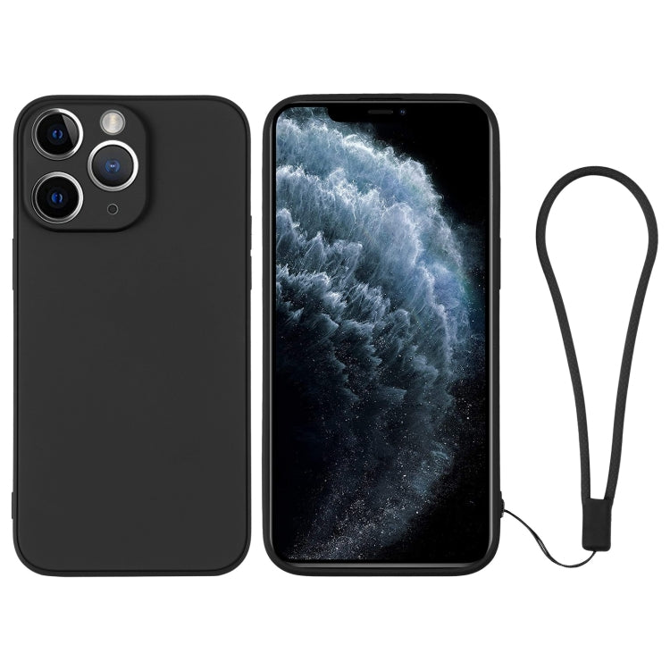 Silicone Phone Case with Wrist Strap, For iPhone 11 Pro