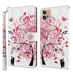 For Motorola Moto G32 / Cat Under The Tree