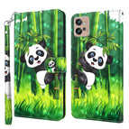 For Motorola Moto G32 / Panda Climbing Bamboo