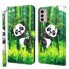 For Motorola Moto G42 / Panda Climbing Bamboo