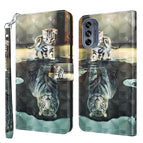 For Motorola Moto G62 / Cat Tiger