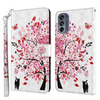 For Motorola Moto G62 / Cat Under The Tree