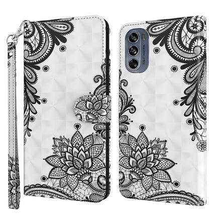 3D Painting Pattern TPU + PU Leather Phone Case, For Motorola Moto G62, For Honor Magic4 Lite 4G/5G