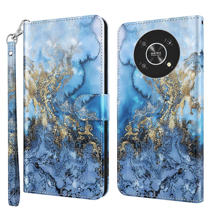 3D Painting Pattern TPU + PU Leather Phone Case, For Motorola Moto G62, For Honor Magic4 Lite 4G/5G