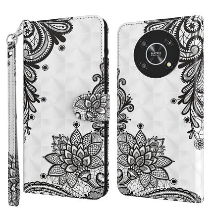 3D Painting Pattern TPU + PU Leather Phone Case, For Motorola Moto G62, For Honor Magic4 Lite 4G/5G