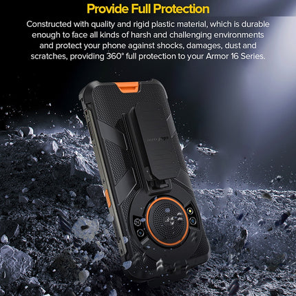 Ulefone Back Clip Phone Case with Carabiner, For Ulefone Power Armor 16 Pro / Power Armor 16S