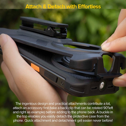 Ulefone Back Clip Phone Case with Carabiner, For Ulefone Power Armor 16 Pro / Power Armor 16S