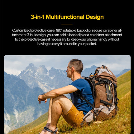 Ulefone Back Clip Phone Case with Carabiner, For Ulefone Power Armor 16 Pro / Power Armor 16S