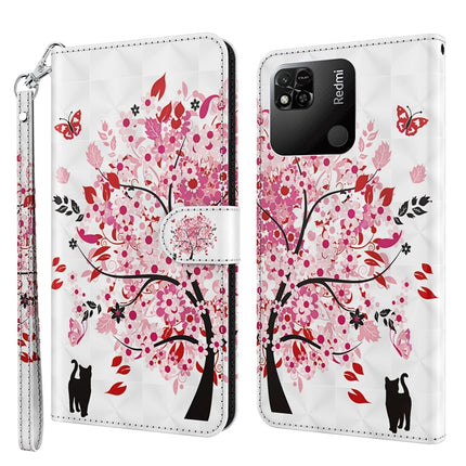 3D Painting Pattern TPU + PU Leather Phone Case, For Xiaomi Redmi 10A, For Xiaomi Poco M4 5G/Redmi 10 5G