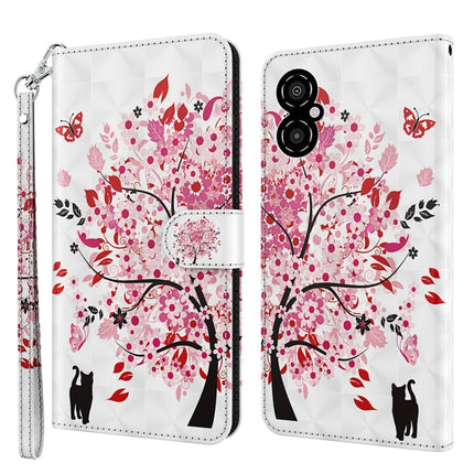 3D Painting Pattern TPU + PU Leather Phone Case, For Xiaomi Redmi 10A, For Xiaomi Poco M4 5G/Redmi 10 5G