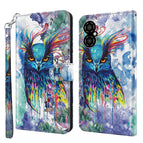 For Xiaomi Poco M4 5G/Redmi 10 5G / Watercolor Owl