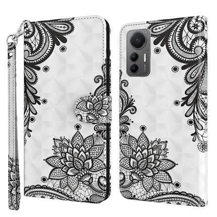 3D Painting Pattern TPU + PU Leather Phone Case, For Xiaomi 12 Lite 4G/5G