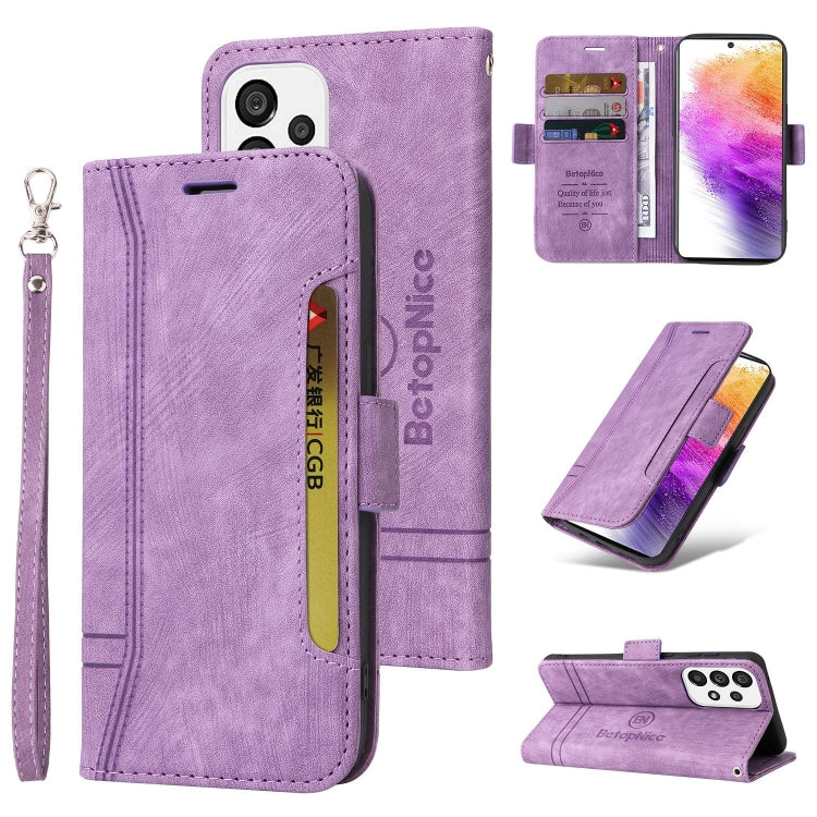 BETOPNICE Dual-side Buckle Leather Phone Case, For Samsung Galaxy A73 5G, For Samsung Galaxy M33 5G, For Samsung Galaxy M52 5G, For Samsung Galaxy M53 5G