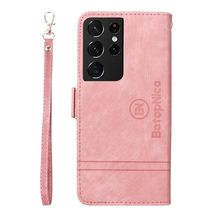 BETOPNICE Dual-side Buckle Leather Phone Case, For Samsung Galaxy S21 Ultra 5G, For Samsung Galaxy S22 5G, For Samsung Galaxy S22+ 5G, For Samsung Galaxy S22 Ultra 5G